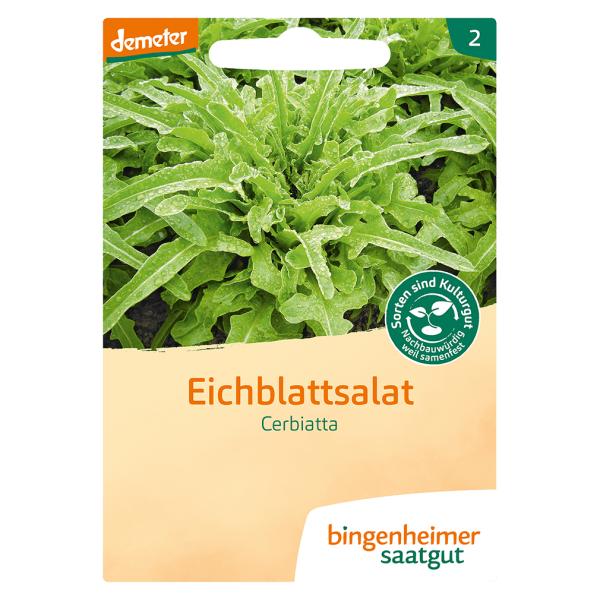 Bingenheimer Saatgut Økologisk egebladssalat Cerbiatta