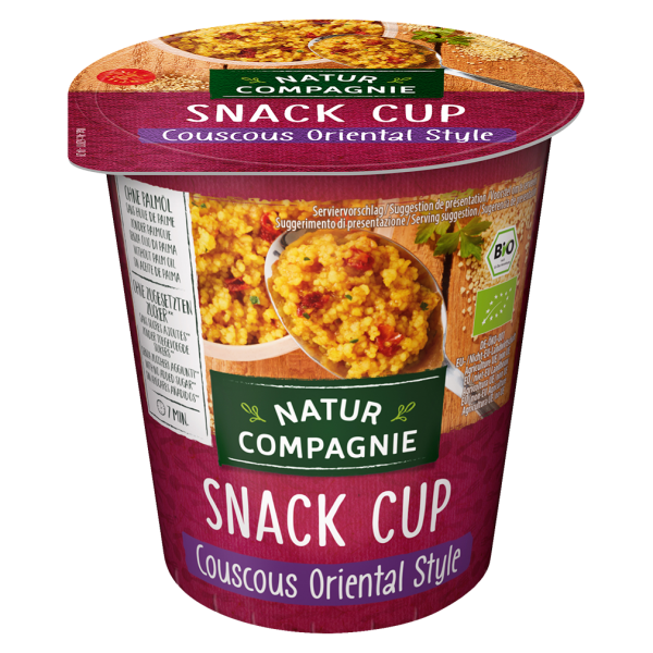 Natur Compagnie Økologisk Snack Cup Couscous orientalsk stil