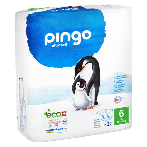 Pingo Swiss  Økologiske bleer XL