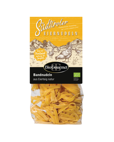BioGourmet Øko Sydtyrolske båndnudler af æggedej, 250g