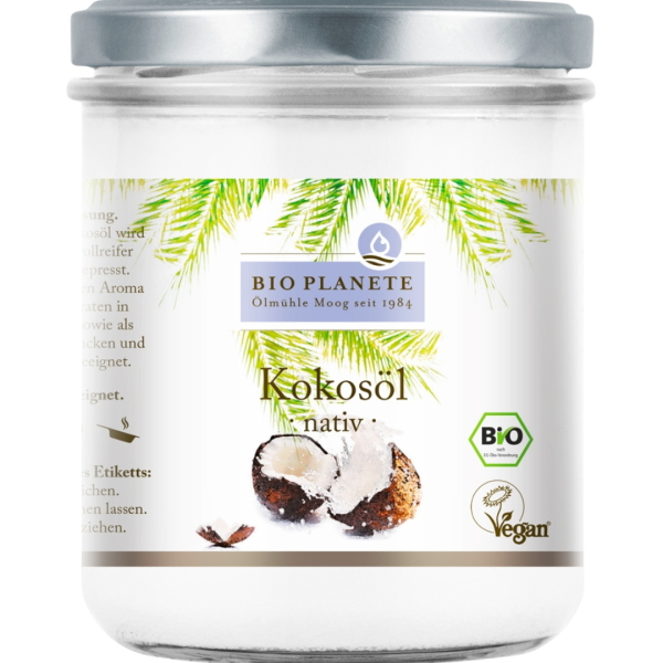 Bio Planète Økologisk jomfru kokosolie, 400 ml