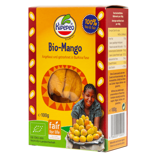 Kipepeo Økologisk tørret mango