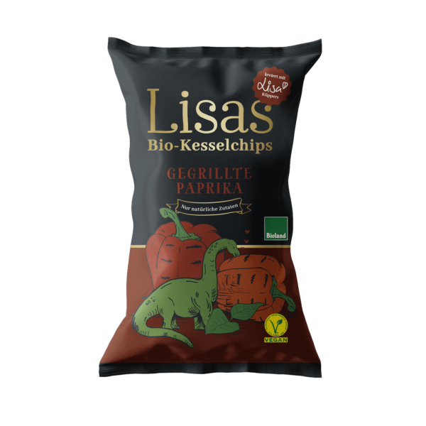 Lisa&#039;s Økologiske kedelchips grillet peberfrugt