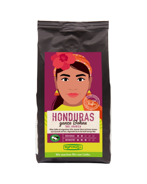 Rapunzel Bio Heldenkaffee Honduras, ganze Bohne