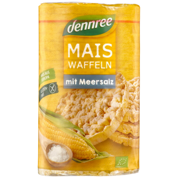 dennree Økologiske majsvafler med havsalt