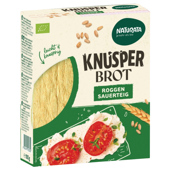 Naturata Økologisk knækbrød med rug-surdej