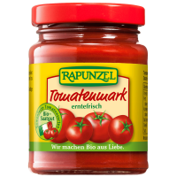 Rapunzel Bio Tomatenmark, einfach konzentriert, 22% Tr.M. Rapunzel Bio Tomatenmark, einfach konzentriert, 22% Tr.M.