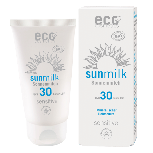 Eco Cosmetics Solmælk SPF 30, 75 ml