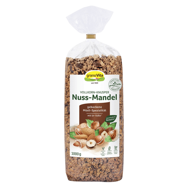 granoVita Fuldkorns knasende nødder-mandler