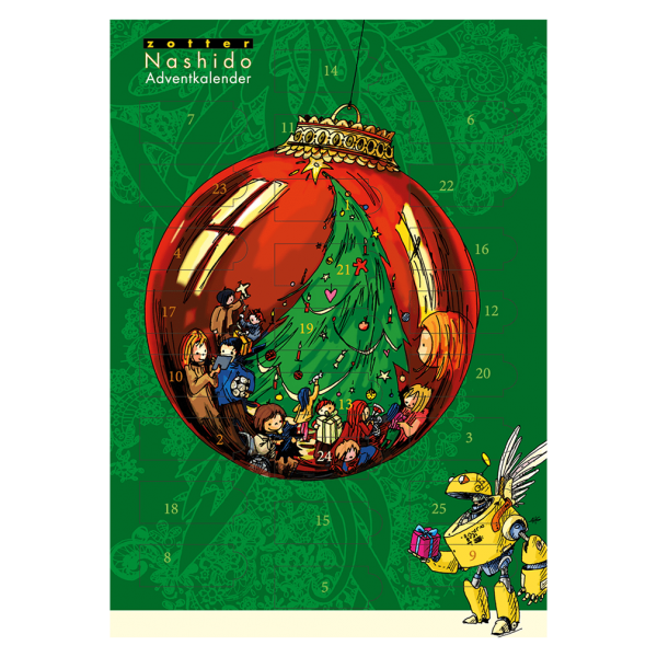 Zotter Økologisk Nashido adventskalender