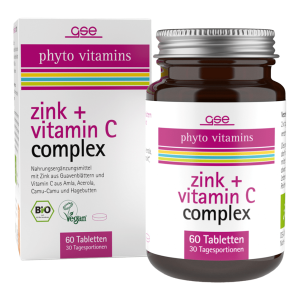 GSE Økologisk Zink+Vitamin C kompleks