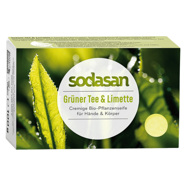 Sodasan Plantesæbe Grøn te og lime