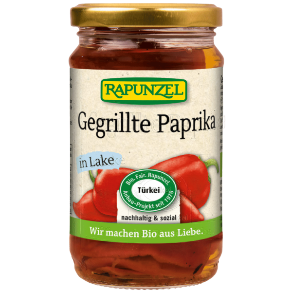 Rapunzel Bio Paprika gegrillt rot, in Lake