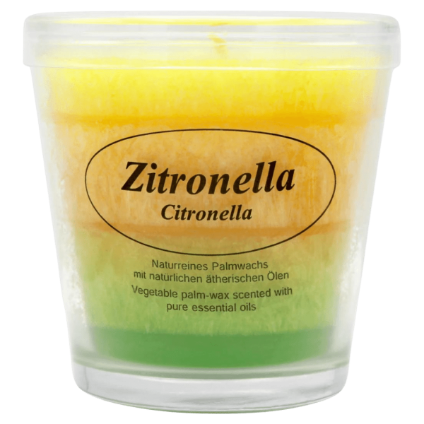 Kerzenfarm Stearinkerze im Glas Zitronella