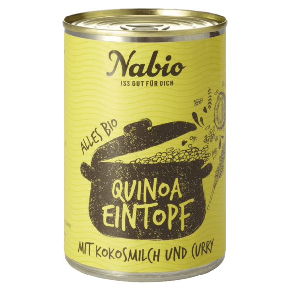 NAbio Økologisk quinoagryde med kokosmælk og karry, 400g