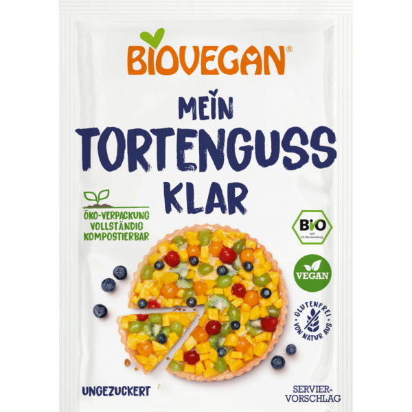 Biovegan Bio Tortenguss klar