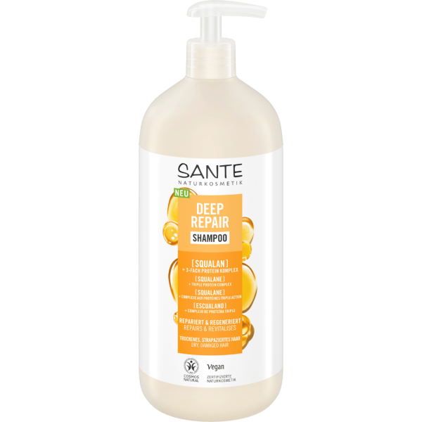 Sante Naturkosmetik Fugtighedsgivende shampoo Økologisk Mango &amp; Aloe Vera