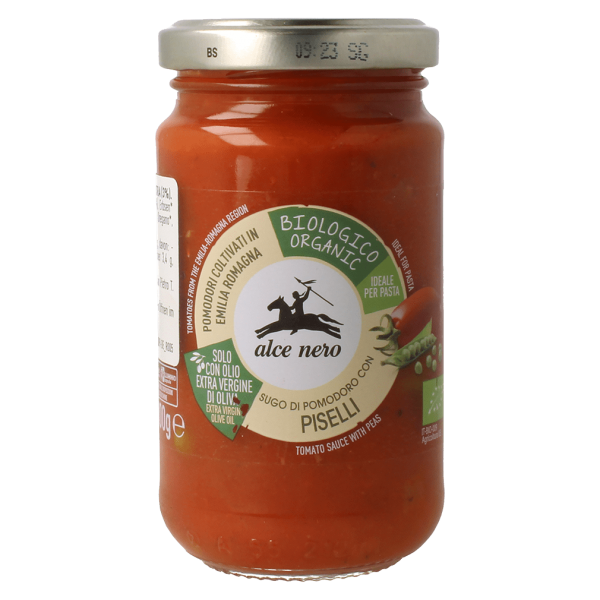 Alce Nero Økologisk tomatsauce med ærter