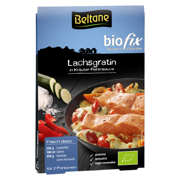 Beltane Økologisk fix laksegratin