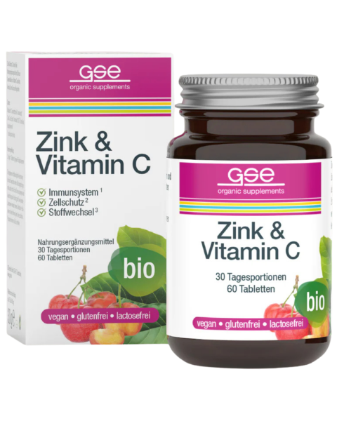 GSE Økologisk Zink+Vitamin C kompleks