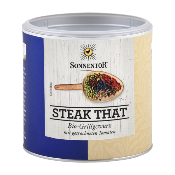 Sonnentor Bio Steak That Grillgewürz, 150 g, Gastrodose klein