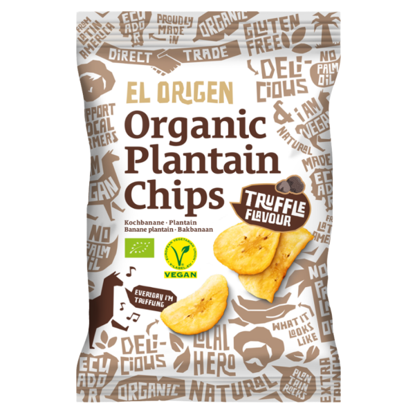 el Origen Økologiske plantain chips med paprika