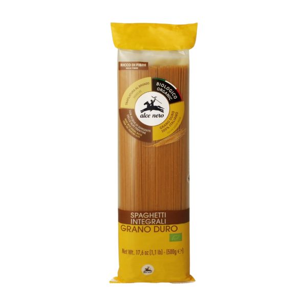 Alce Nero Bio Vollkorn-Hartweizen Spaghetti