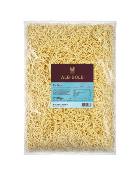 Alb-Gold Bio Hartweizen Pasta Bauernspätzle ohne Ei, 2,5 kg