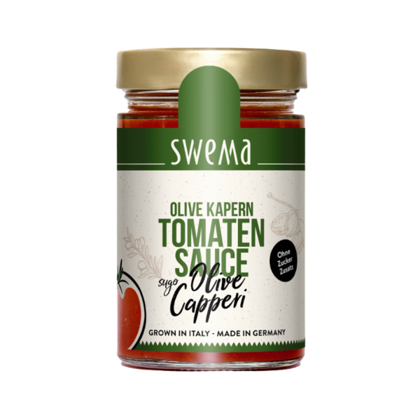 SweMa Bio Olive Kapern Tomatensauce