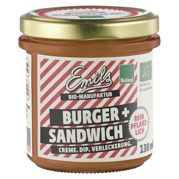 Emils Økologisk Burger og Sandwich Cream