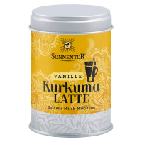Sonnentor Økologisk gurkemeje Latte Vanilla, 60g Sonnentor Økologisk gurkemeje Latte Vanilla, 60g
