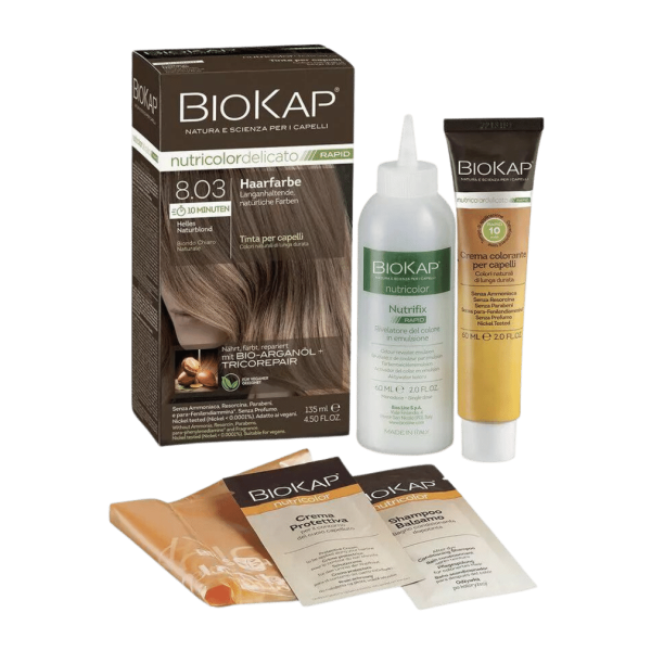 BioKap Hårfarve lys naturlig blond nr. 8.03