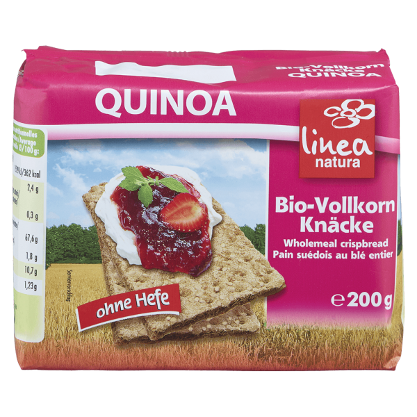 Linea Natura Økologisk quinoa fuldkorns knækbrød