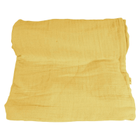 kikadu Großes Tuch Musselin mustard kikadu Großes Tuch Musselin mustard