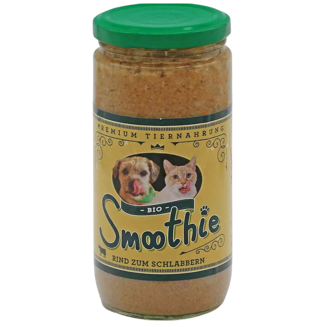 Dk Rind Wuff & Mau I Bio Smoothie Rind für Hund & Katze