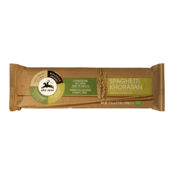 Alce Nero Bio Spaghetti aus Khorasan-Weizen, 500g