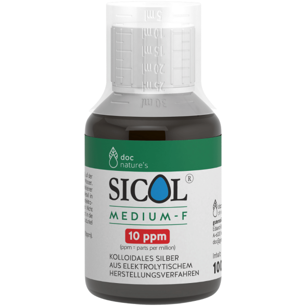 Gesund &amp; Leben Kolloidt sølv Sicol medium-F, 10 ppm