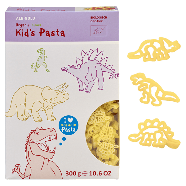 Alb-Gold Økologisk Kid&#039;s Pasta Dinos