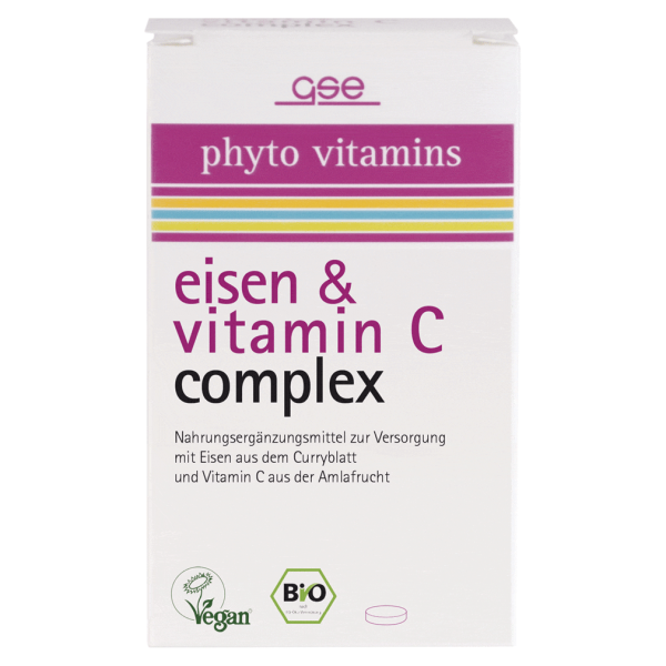 GSE Økologisk jern- og C-vitamin-kompleks
