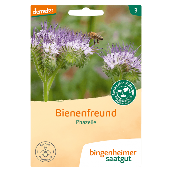 Bingenheimer Saatgut Økologisk bi ven Phacelia