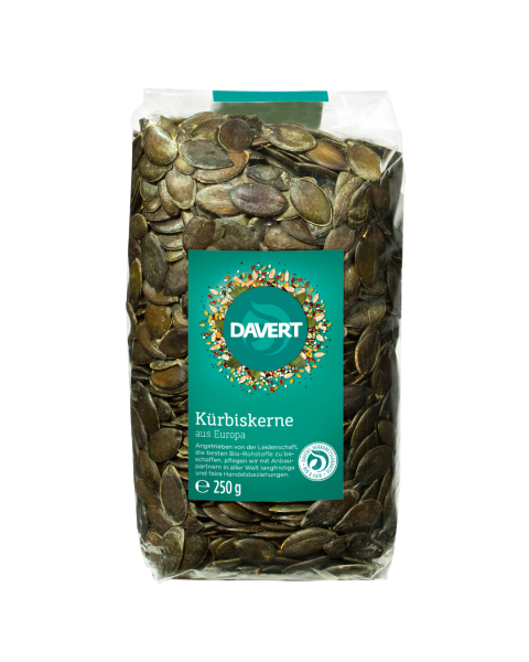 Davert Bio Knabber-Kürbiskerne, 250g