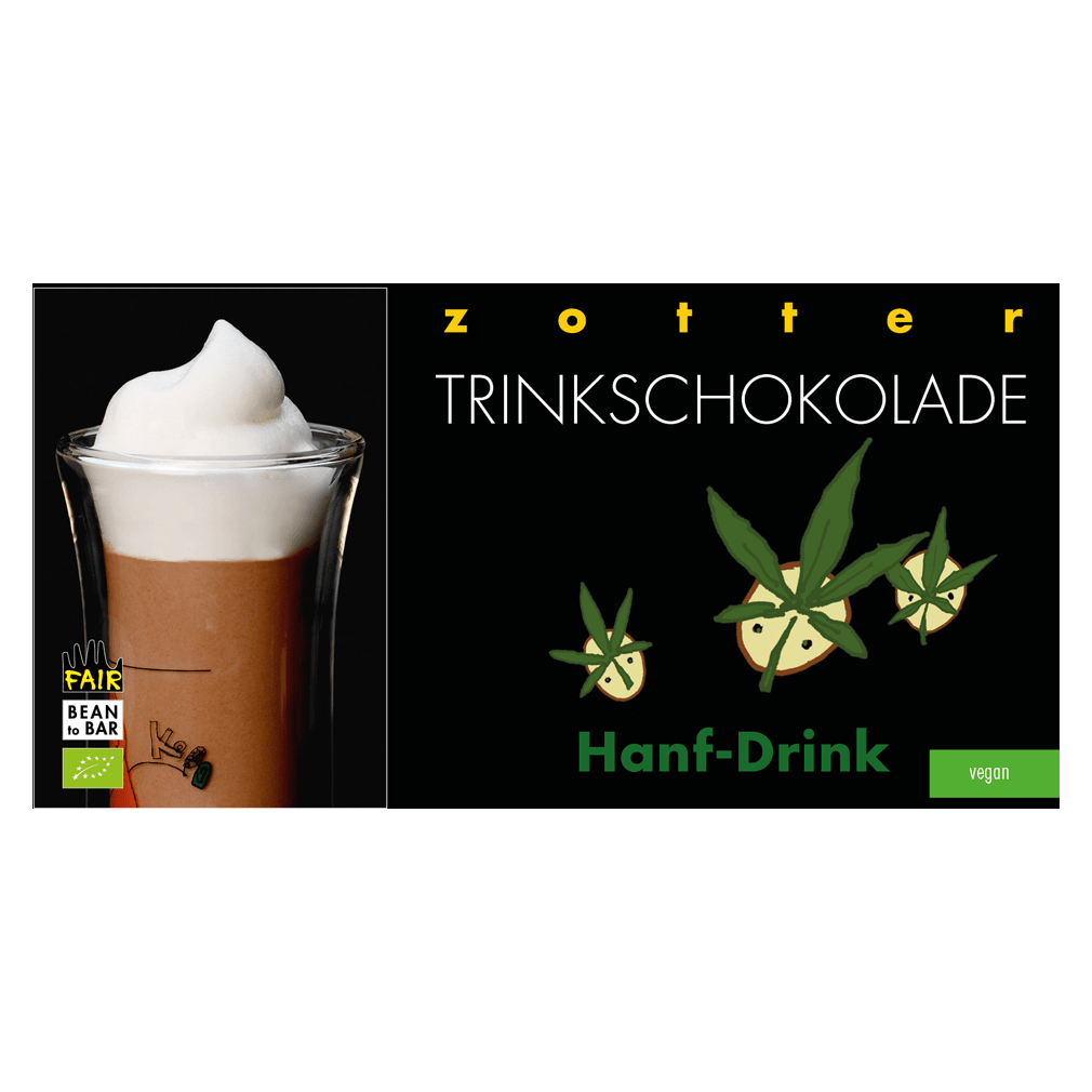 Zotter Bio Trinkschokolade - Hanf-Drink | greenist
