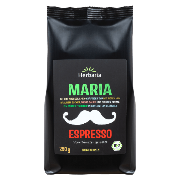 Herbaria Økologisk Espresso Maria hel, 250g