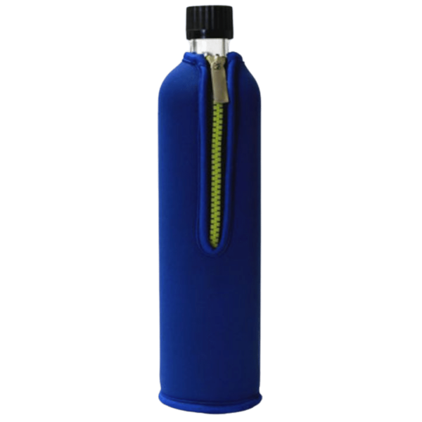 Biodora Glasflaske med neoprenlåg 500 ml