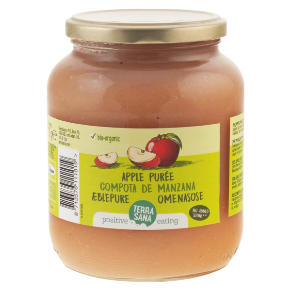 TerraSana Økologisk æblepuré 100 % æbler