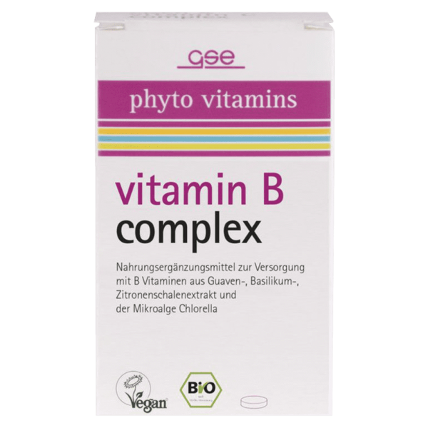 GSE Økologisk B-vitamin kompleks 60 tabletter