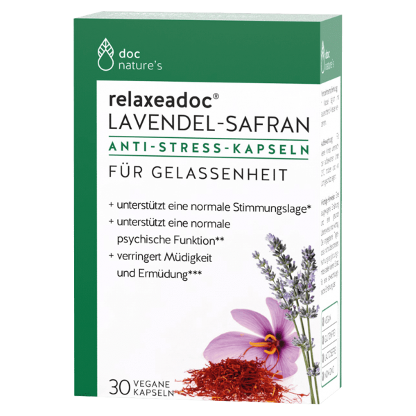 doc phytolabor Lavendel Safran Anti Stress Kapsler