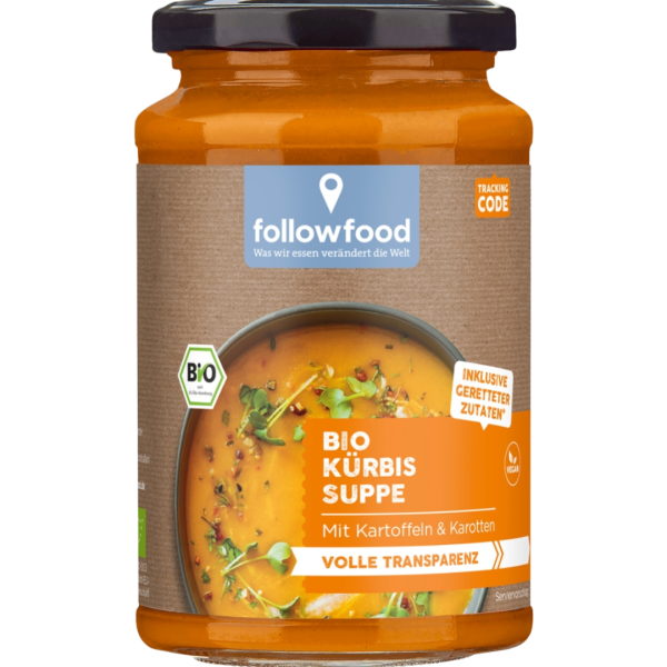 followfood Økologisk græskarsuppe med kokosnød