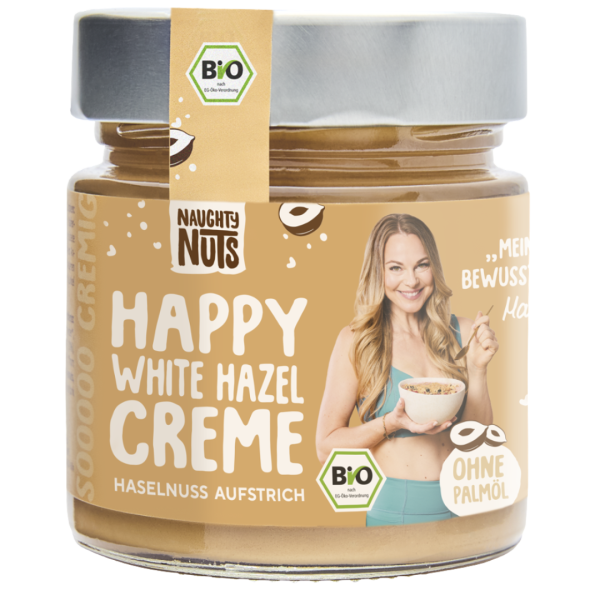 Naughty Nuts Happy White Hazel Creme, 250g
