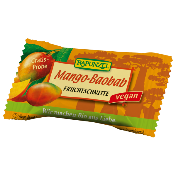 Rapunzel Bio Fruchtschnitte Mango-Baobab
